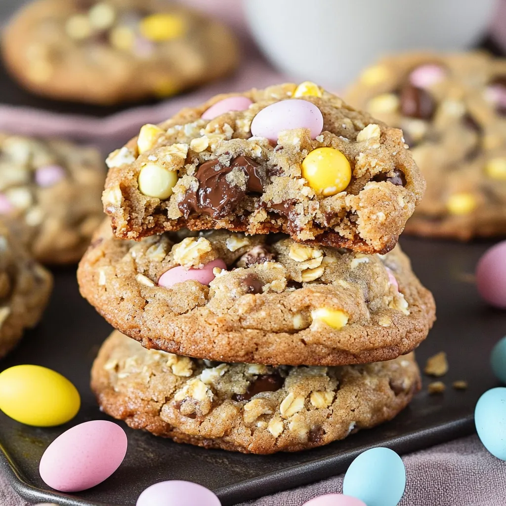 A plate of cookies with chocolate chips and marshmallows.