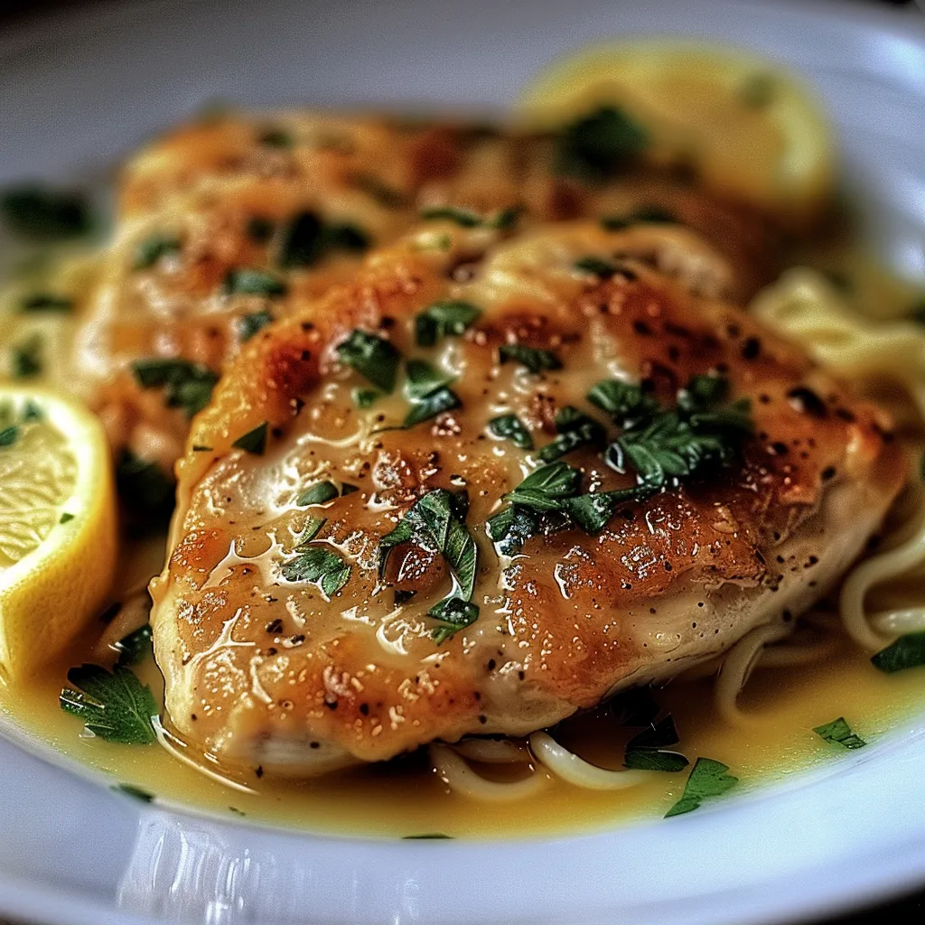 A plate of food with chicken and noodles.