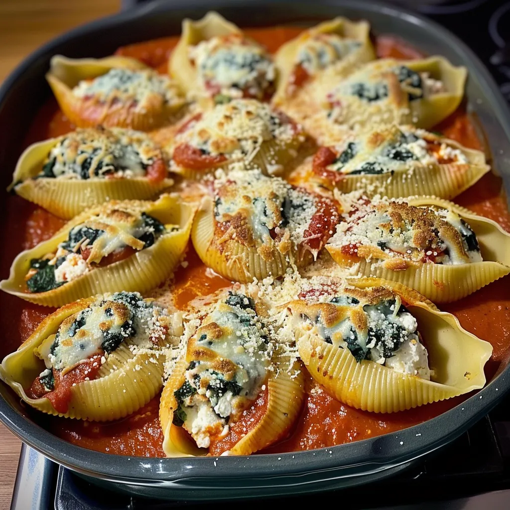 A pan of food with a variety of foods in it.