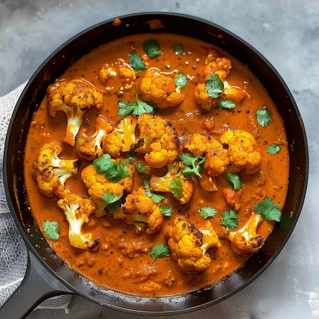A bowl of food with cauliflower and other vegetables.