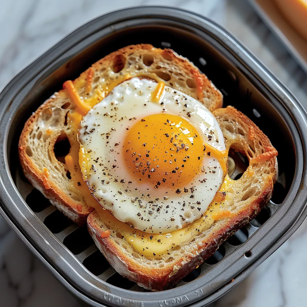 A breakfast sandwich with egg and cheese.