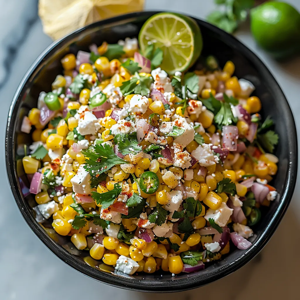 A bowl of food with onions, limes, and cheese.