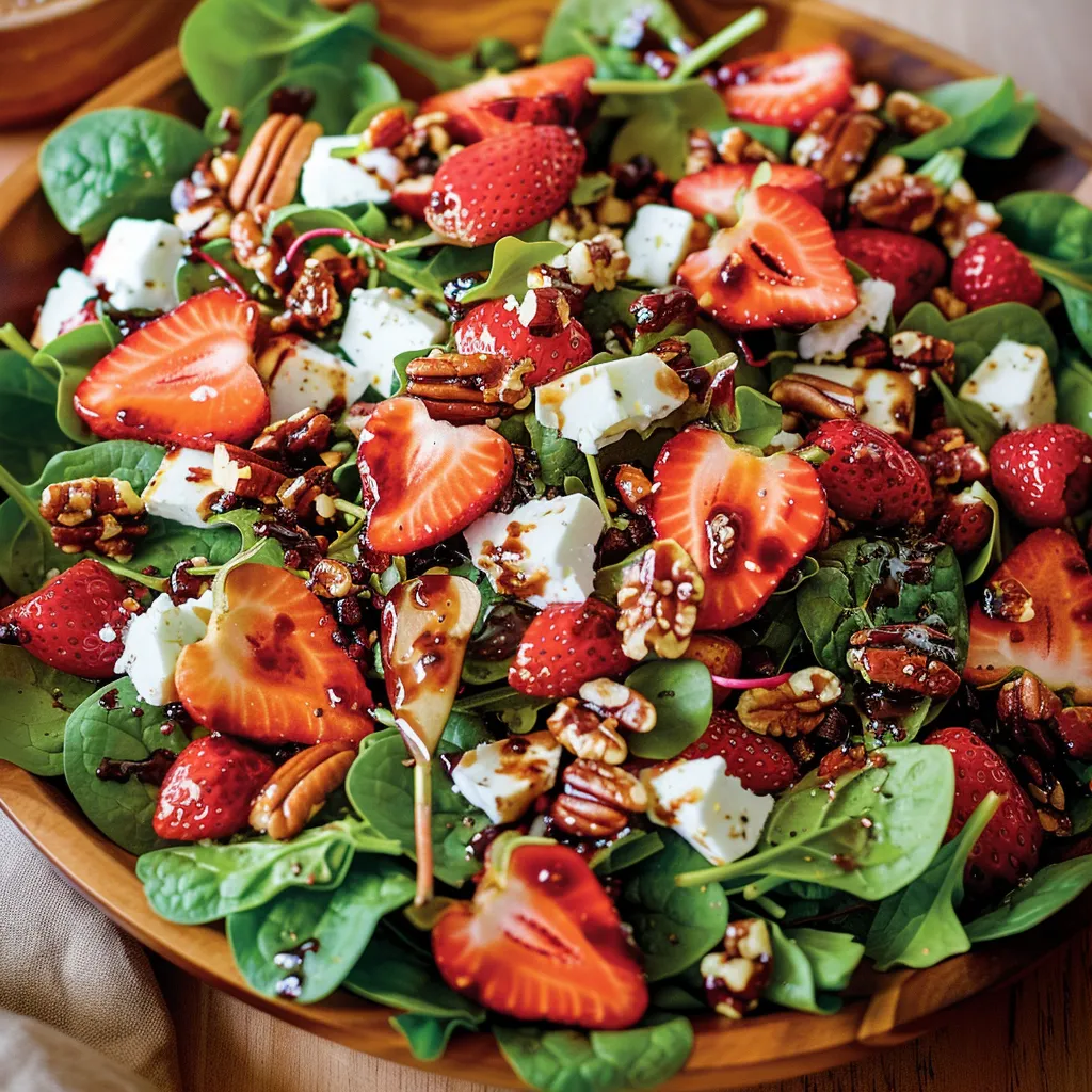 A plate of food with strawberries and cheese.