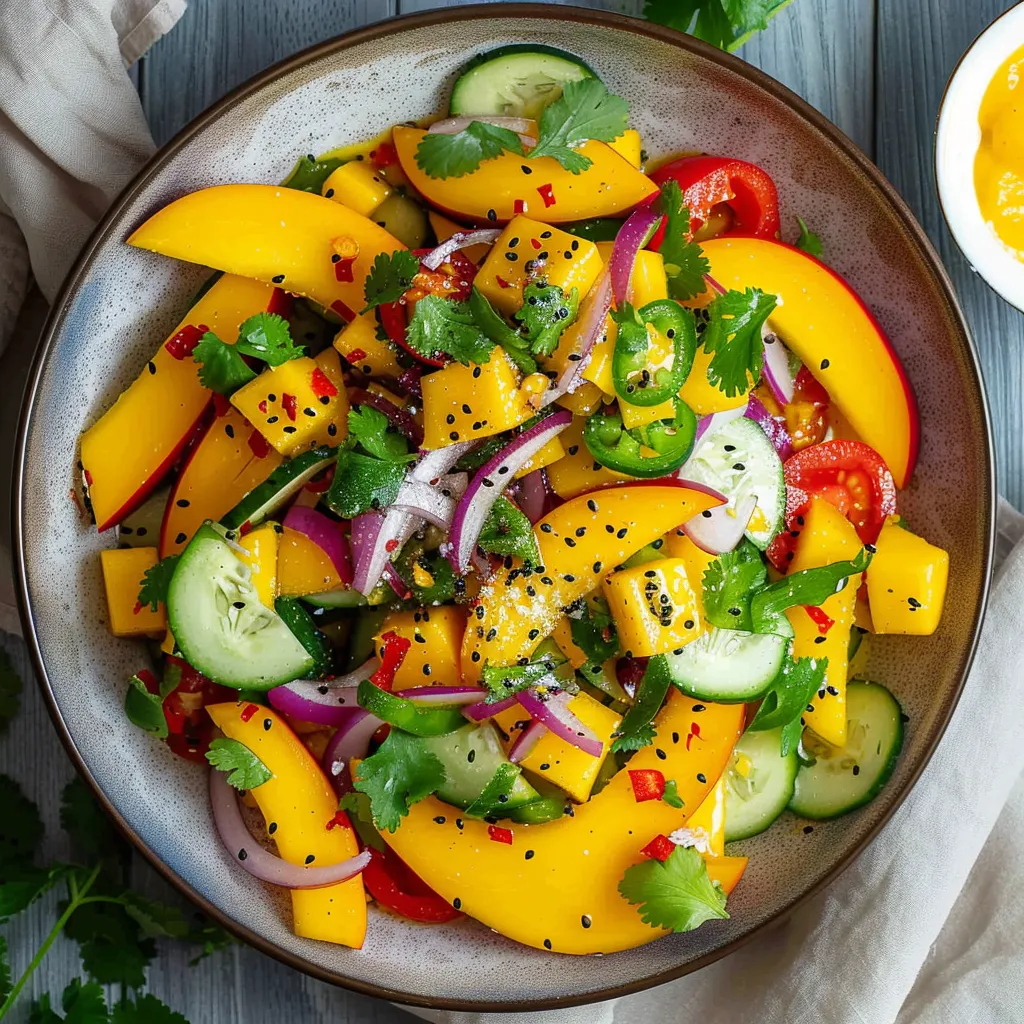 A bowl of fruit salad with cucumbers, onions, tomatoes, and peppers.