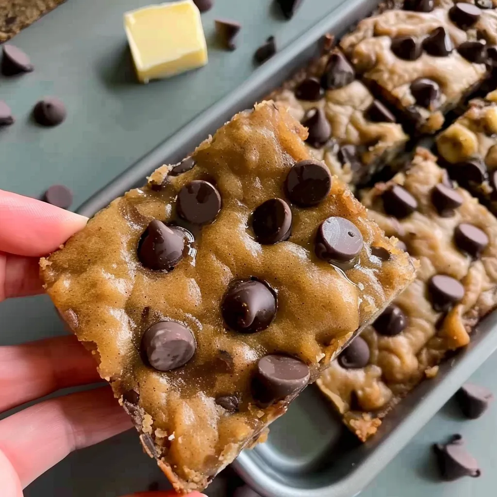 A piece of chocolate chip cake.