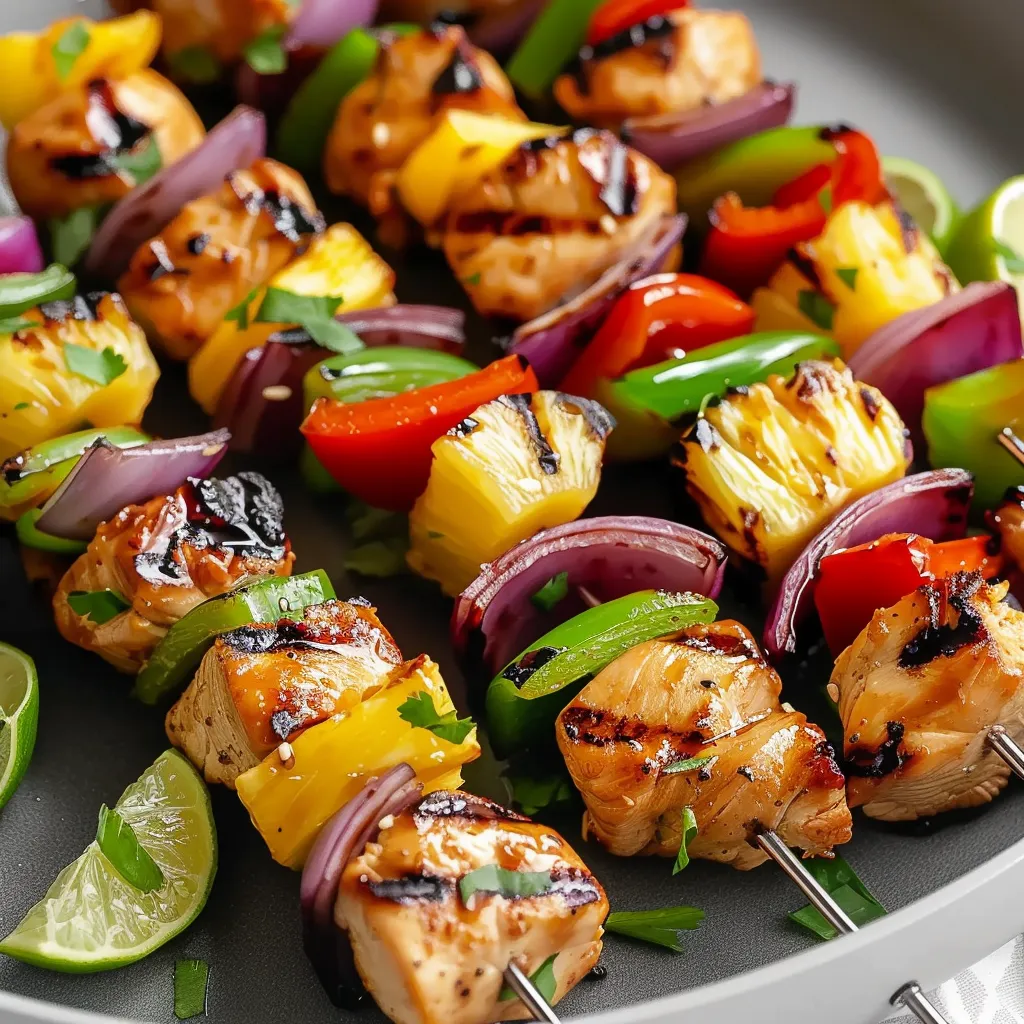 A plate of food with chicken, peppers, and onions.
