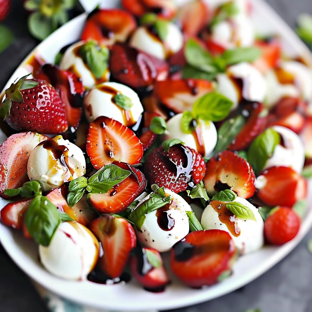 A bowl of strawberries and cheese.