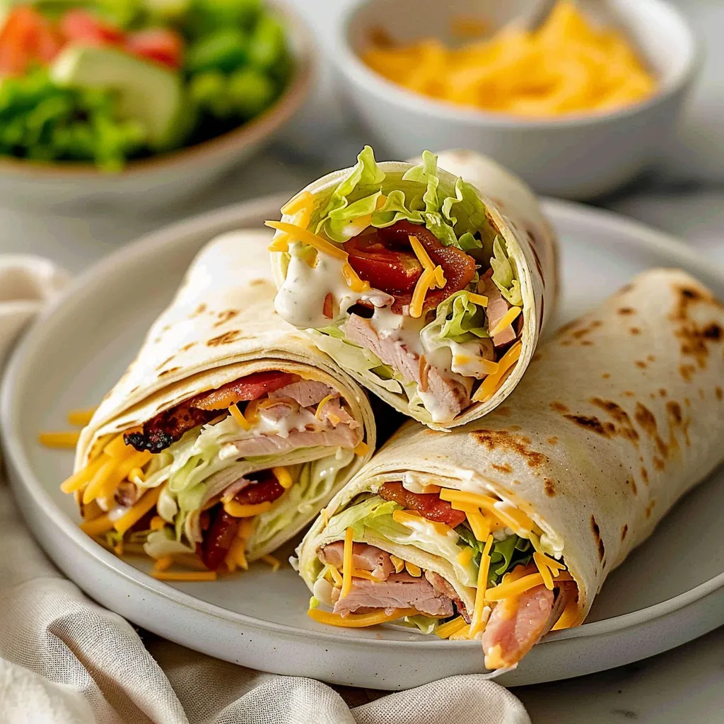 A plate of food with a burrito and a bowl of cheese.