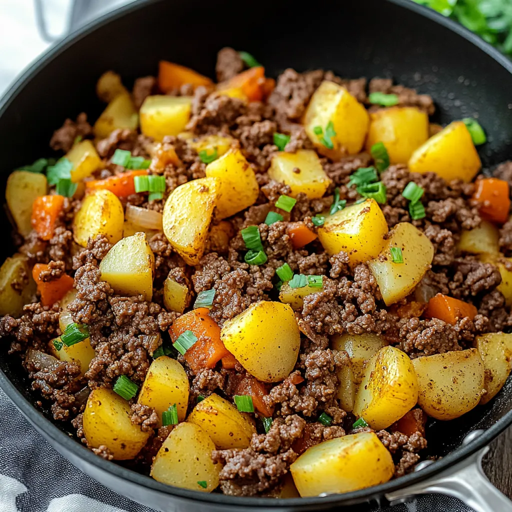 A bowl of meat and vegetables.