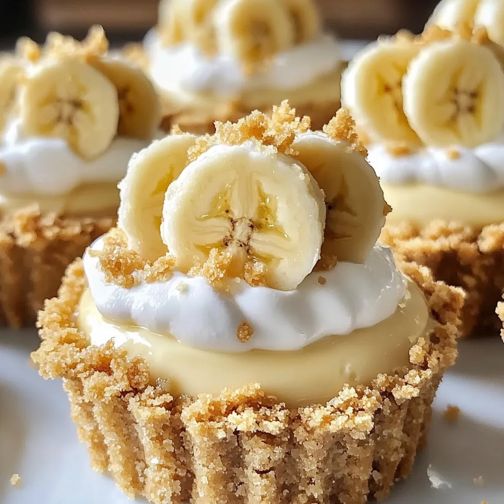 A cupcake with banana slices on top.