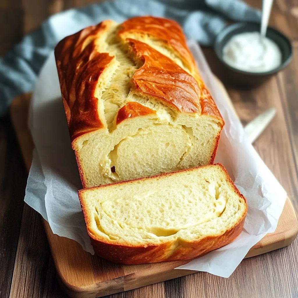 A loaf of bread on a wooden table.