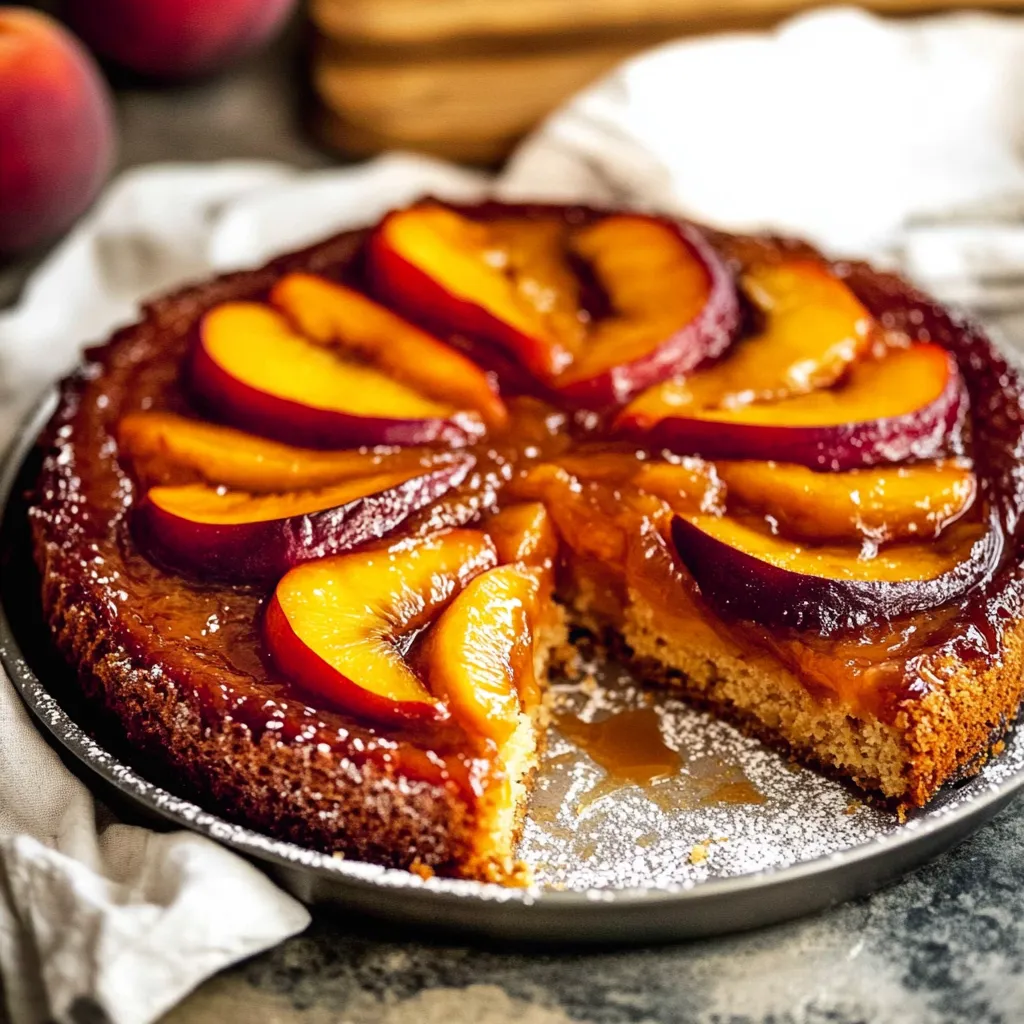 A slice of peach pie on a plate.