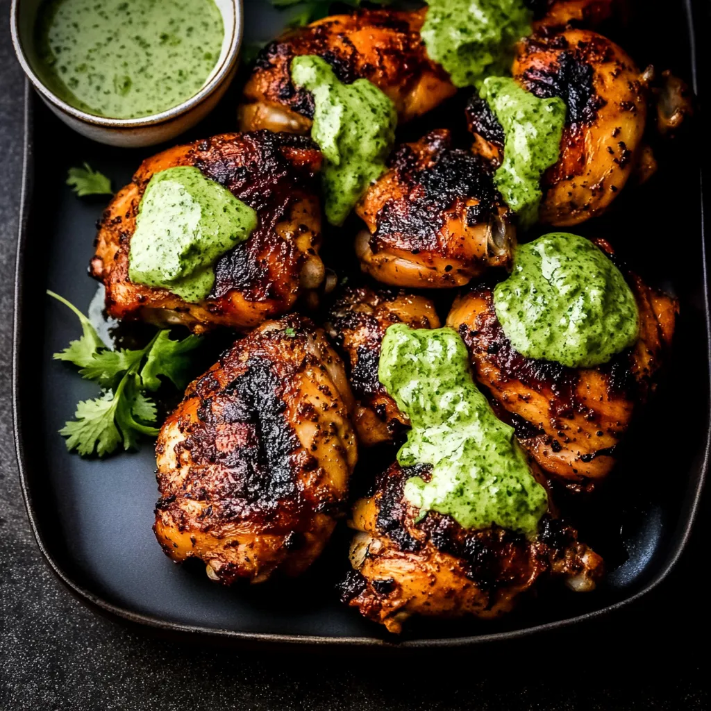 A plate of chicken with sauce on it.