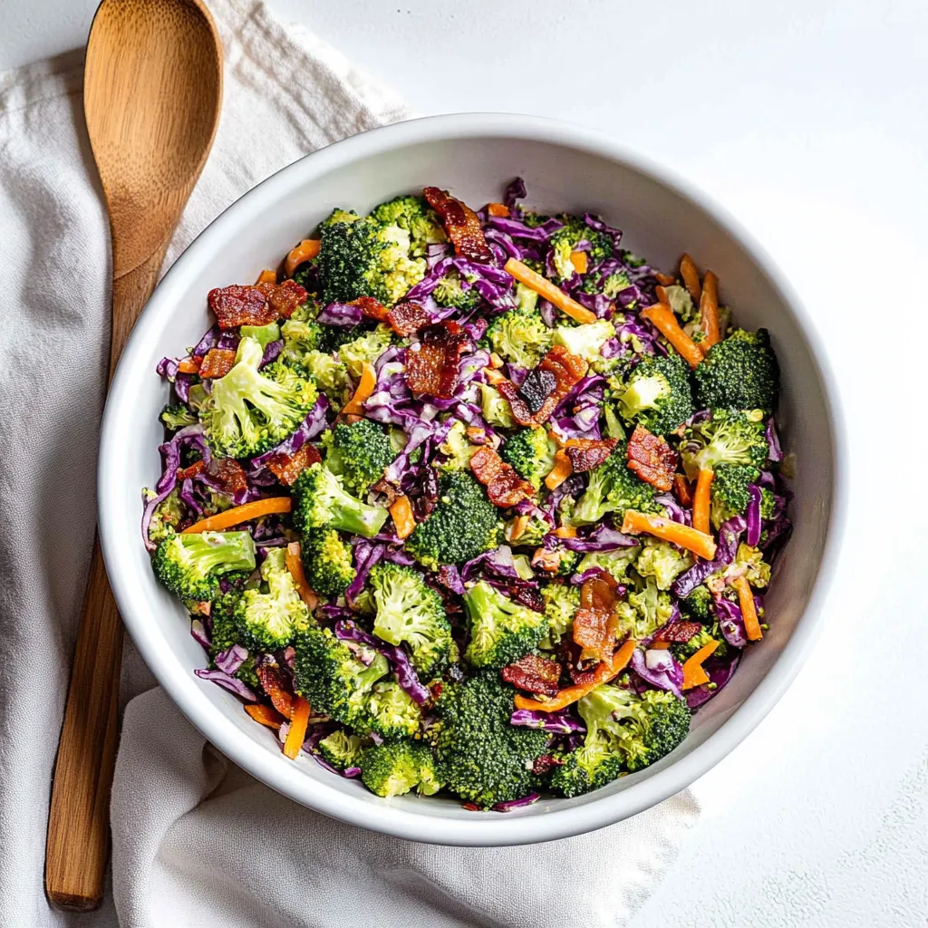 A bowl of broccoli and carrots.