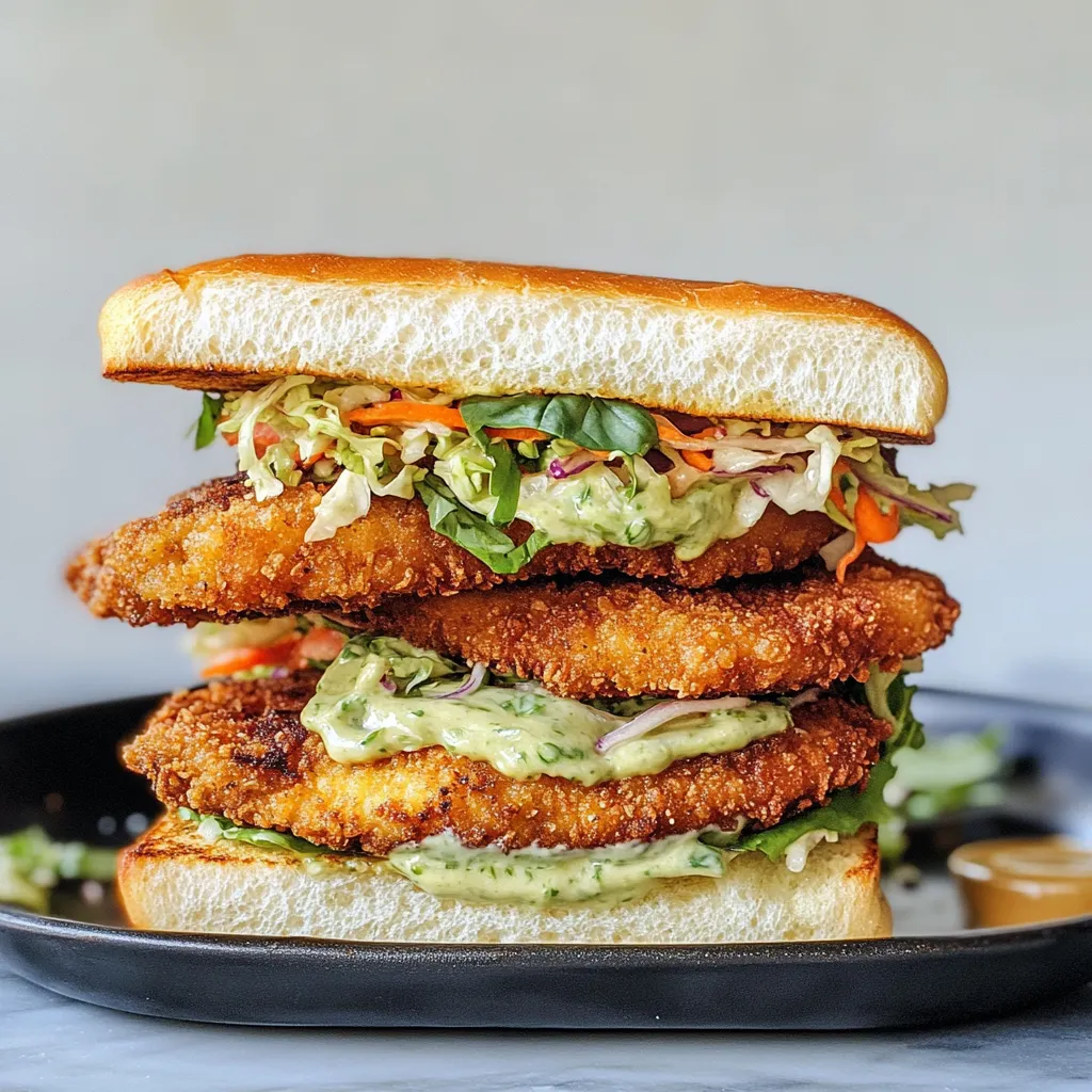 A sandwich with lettuce, carrots, and coleslaw.