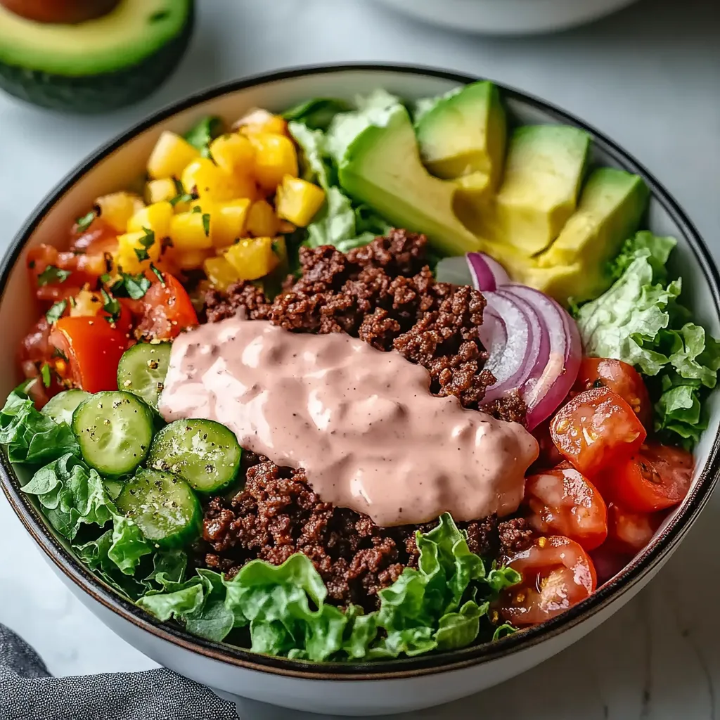 A bowl of salad with avocado, tomato, cucumber, and pineapple.