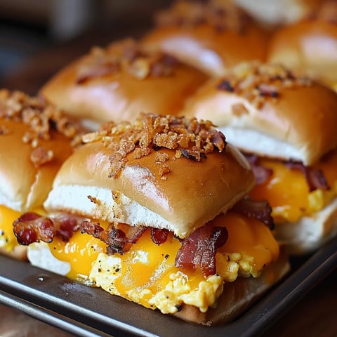 Bacon and egg sandwiches.